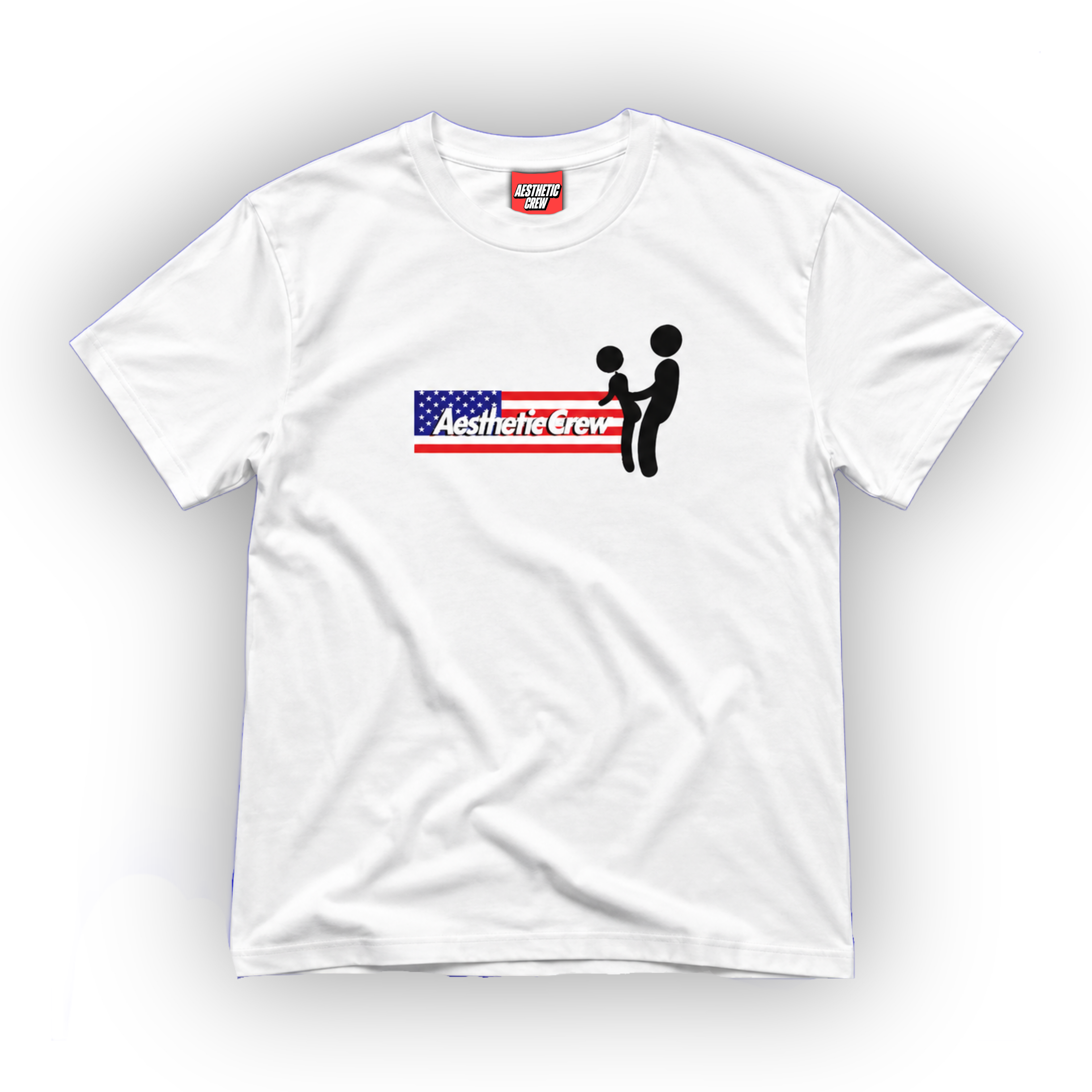 AESTHETIC CREW FLAG TEE