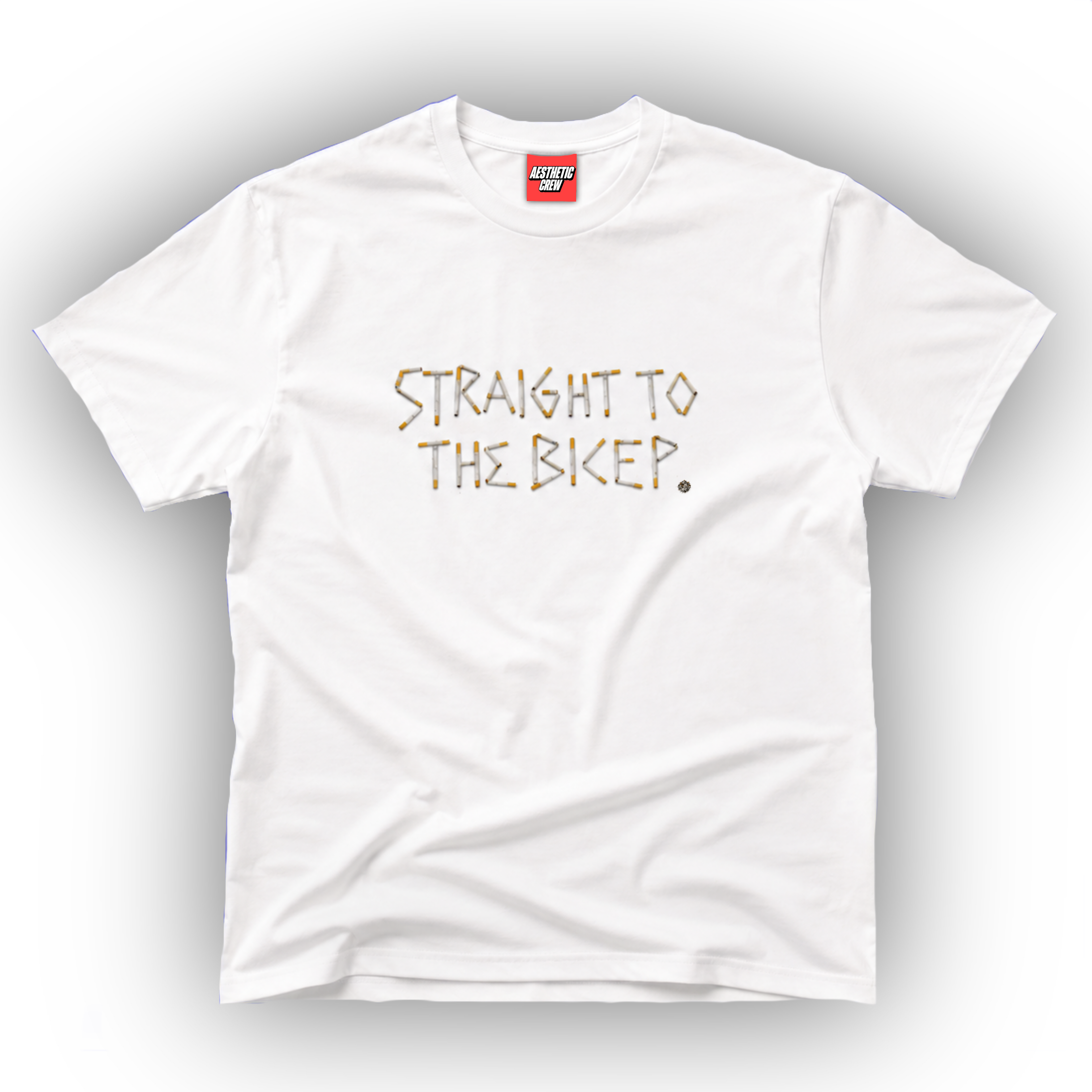 STRAIGHT TO THE BICEP CIGARETTE TEE