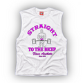 STRAIGHT TO THE BICEP SLEEVELESS SHIRT